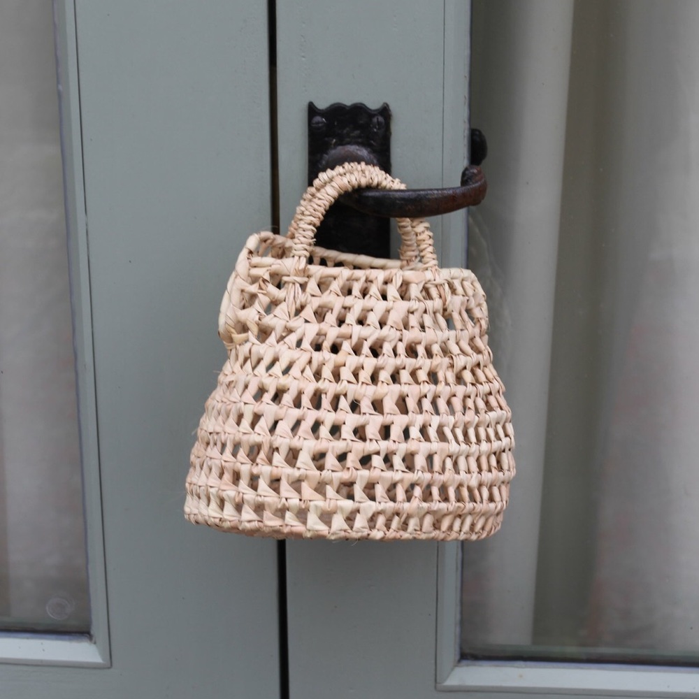 Handmade Portuguese Straw Mini Purse